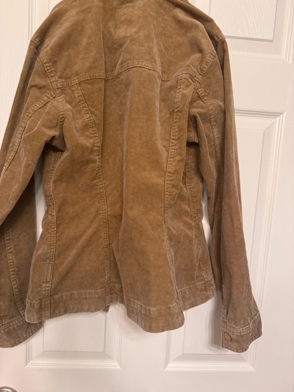 NWOT- GAP Tan Corduroy Button-Front Jacket - Picture 4 of 6